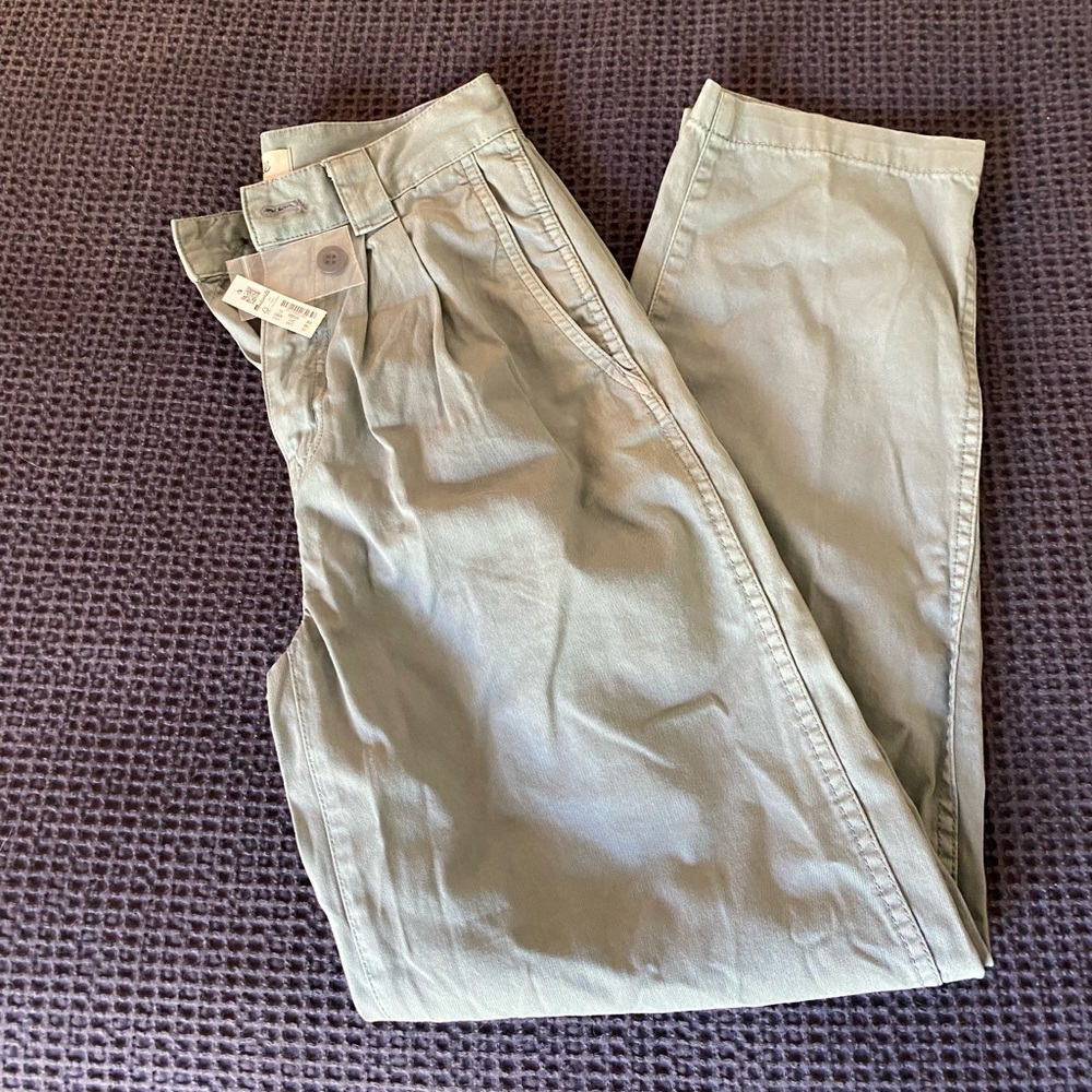 Madewell tapered chino pant nwt!!